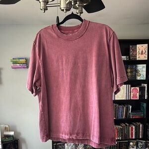 Abercrombie & Fitch Premium Heavyweight Cropped Tee